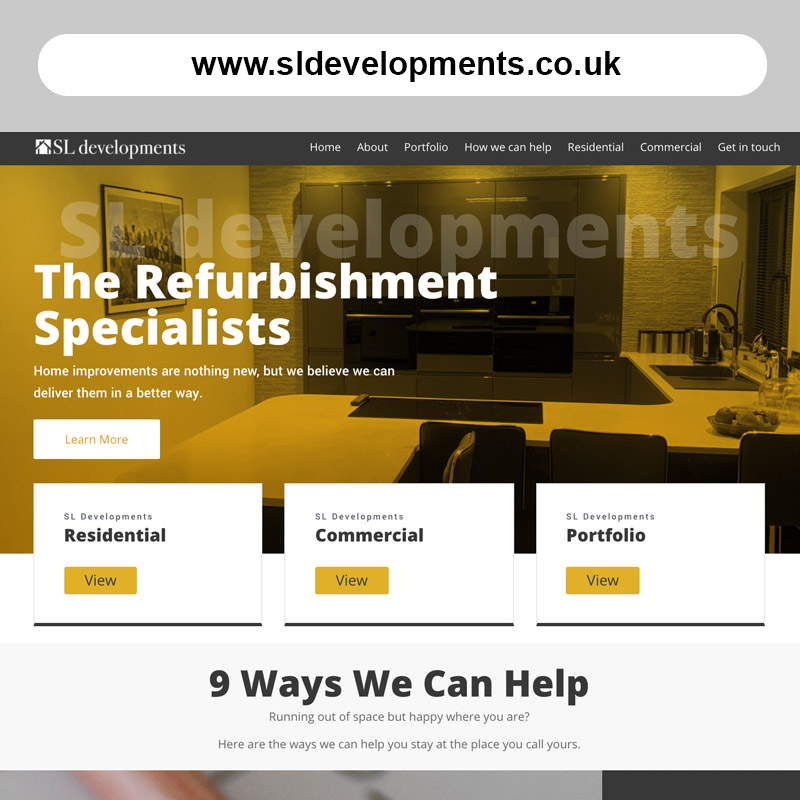 SL Developments Website